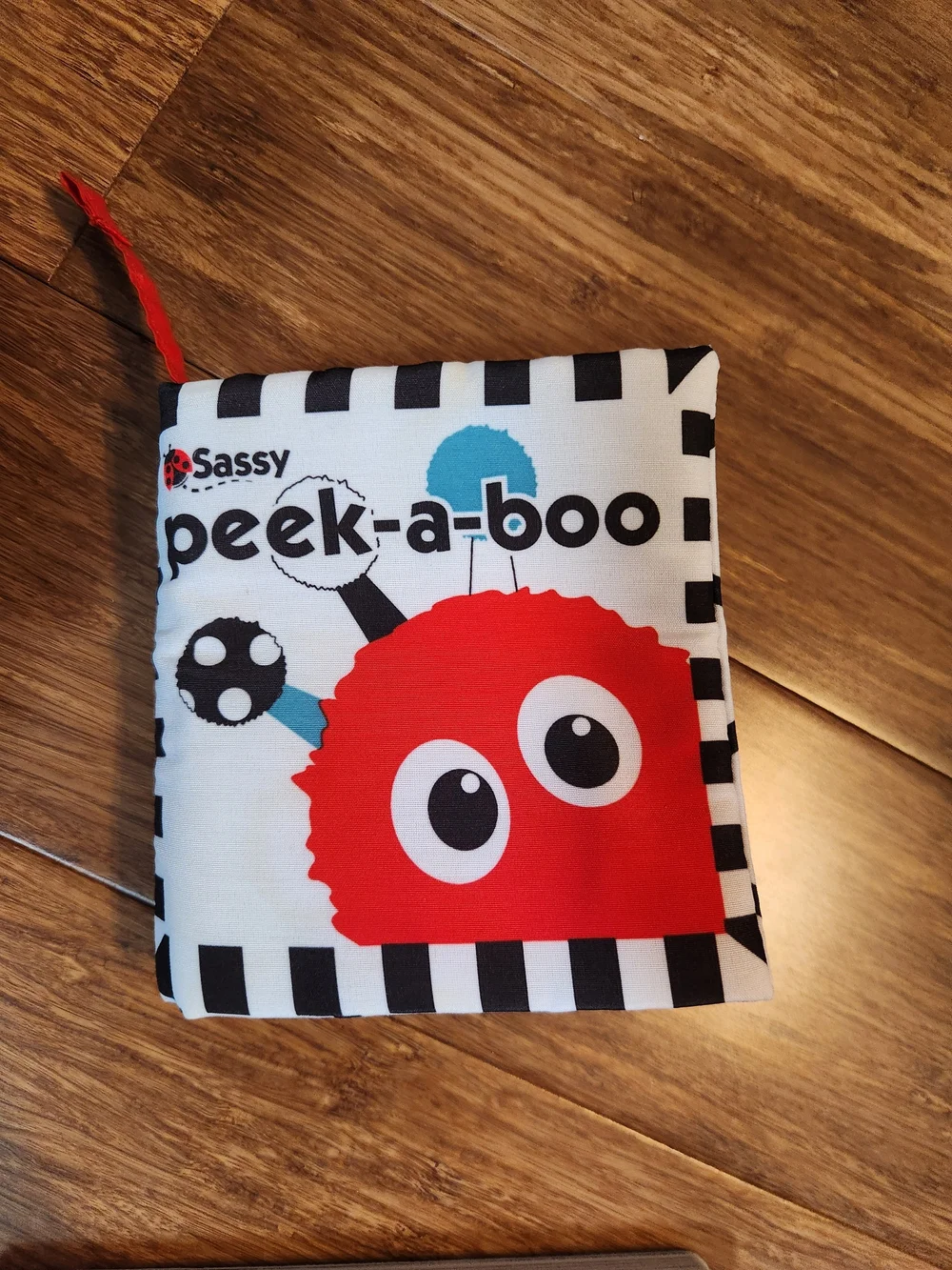 Set Of 4 Baby High Contrast Black & White Patterns Books And Tummy Time Book Toy